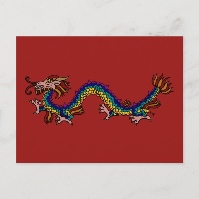 Eastern Dragon Postcard (Front)