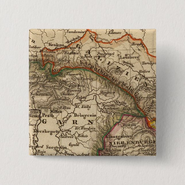 Eastern Europe 15 Cm Square Badge (Front)