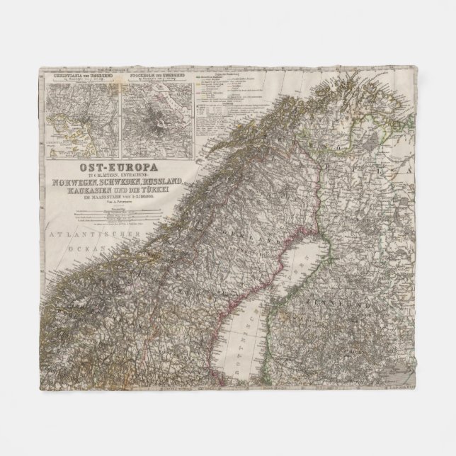 Eastern Europe, Norway Fleece Blanket (Front (Horizontal))