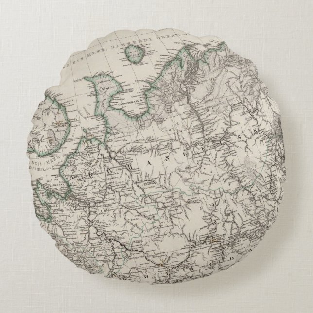 Eastern Europe, Russia Round Cushion (Front)