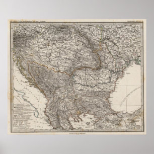 Eastern Europe, South Russia, Turkey Poster