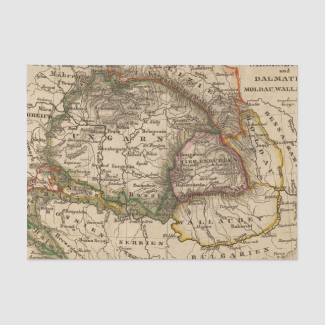 Eastern Europe Tissue Paper (Front)