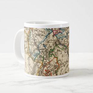 Eastern European Map Large Coffee Mug