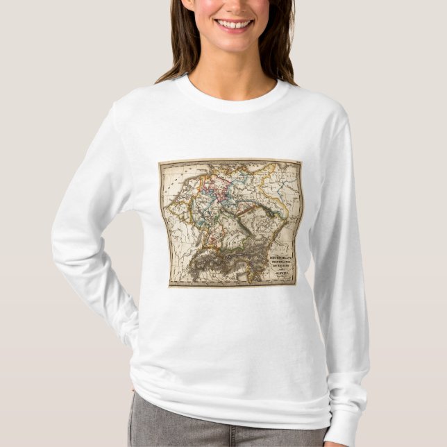 Eastern European Map T-Shirt (Front)