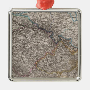 Eastern Germany or Bohemia Metal Tree Decoration