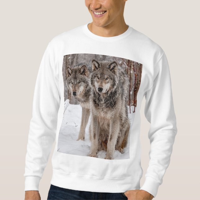 Eastern Gray Wolf  Sweatshirt (Front)