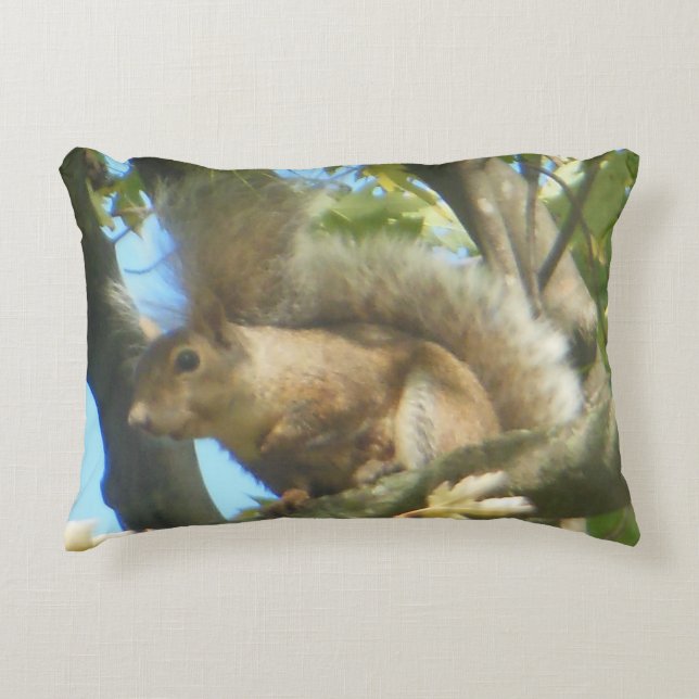 Eastern Grey Squirrel Decorative Cushion (Front)