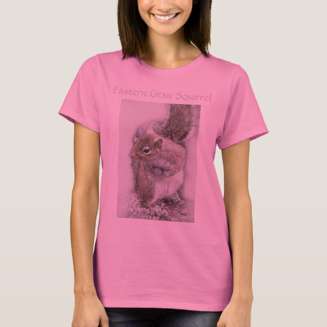 "Eastern Grey Squirrel Study" T-Shirt (Front)