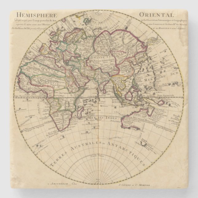 Eastern Hemisphere 12 Stone Coaster (Front)