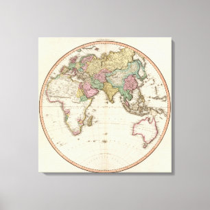 Eastern Hemisphere 14 Canvas Print