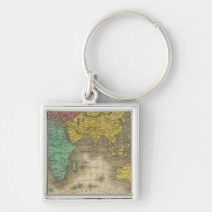 Eastern Hemisphere 15 Key Ring