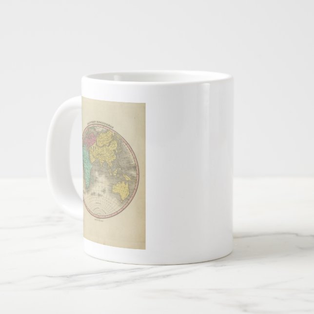 Eastern Hemisphere 15 Large Coffee Mug (Front Left)
