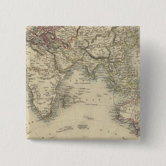 Eastern Hemisphere 4 15 Cm Square Badge (Front)