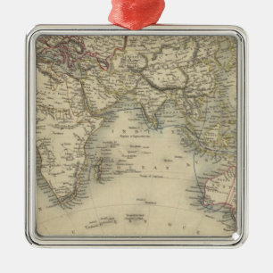 Eastern Hemisphere 4 Metal Tree Decoration