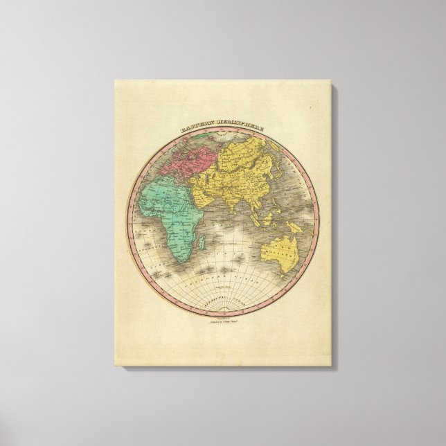 Eastern Hemisphere 5 Canvas Print (Front)