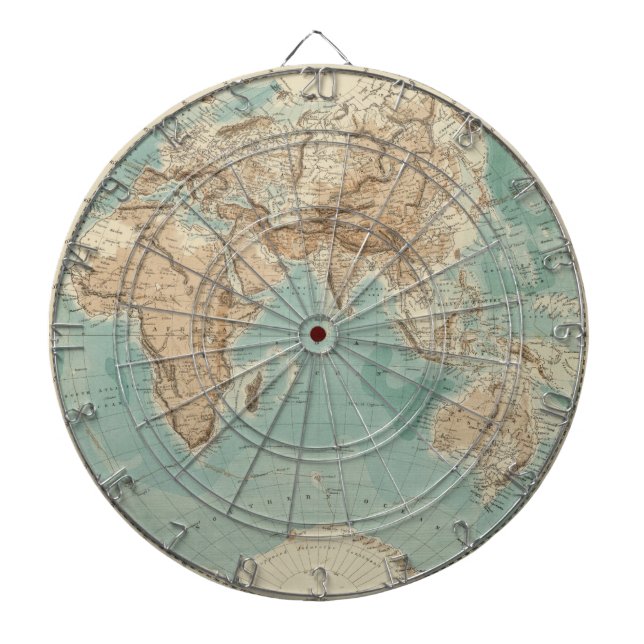 Eastern Hemisphere 7 Dartboard (Front)