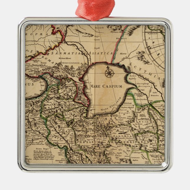 Eastern Hemisphere and Rome Metal Tree Decoration (Front)