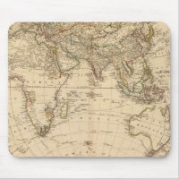 Eastern Hemisphere Circular Map