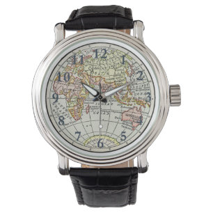 Eastern Hemisphere Map Globe Travel Art Watch