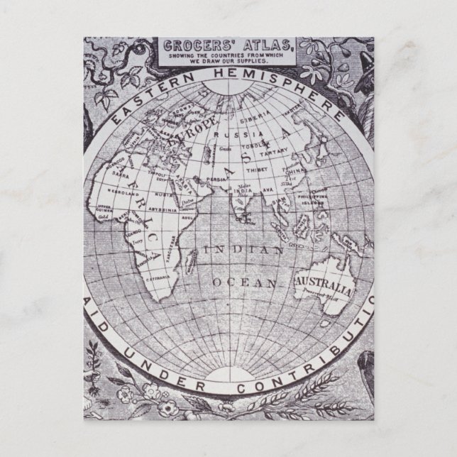 Eastern Hemisphere Postcard (Front)