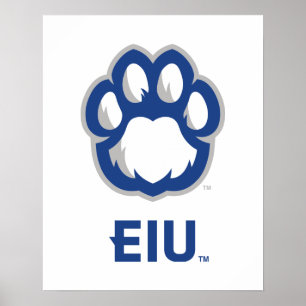 Eastern Illinois Panthers Paw Print & EIU