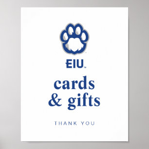 Eastern Illinois Panthers Paw Print & EIU