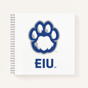 Eastern Illinois Panthers Paw Print & EIU Notebook