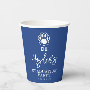 Eastern Illinois Panthers Paw Print & EIU Paper Cups