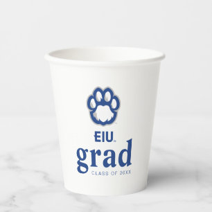 Eastern Illinois Panthers Paw Print & EIU Paper Cups