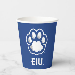 Eastern Illinois Panthers Paw Print & EIU Paper Cups