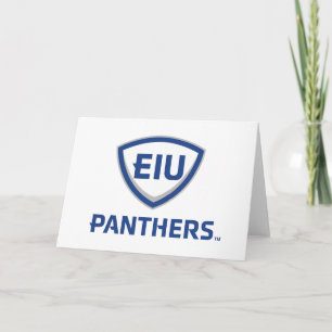 Eastern Illinois Panthers Shield & Wordmark Logo Card