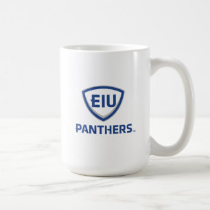 Eastern Illinois Panthers Shield & Wordmark Logo Coffee Mug