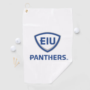 Eastern Illinois Panthers Shield & Wordmark Logo Golf Towel