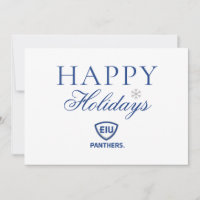 Eastern Illinois Panthers Shield & Wordmark Logo
