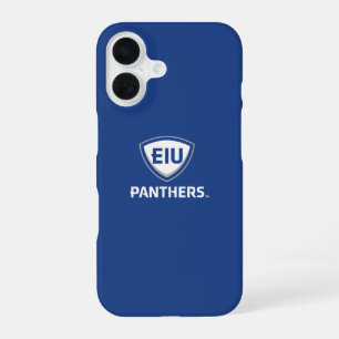 Eastern Illinois Panthers Shield & Wordmark Logo iPhone 16 Case