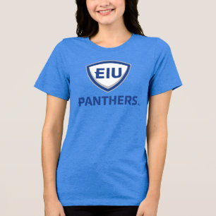Eastern Illinois Panthers Shield & Wordmark Logo Tri-Blend Shirt
