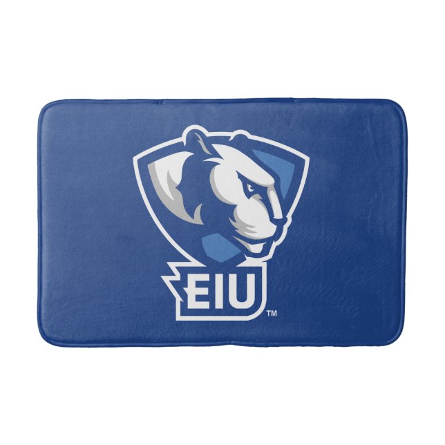 Eastern Illinois University Panthers Logo Bath Mat (Front)