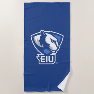 Eastern Illinois University Panthers Logo Beach Towel