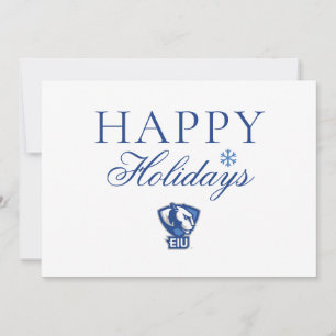 Eastern Illinois University Panthers Logo Holiday Card