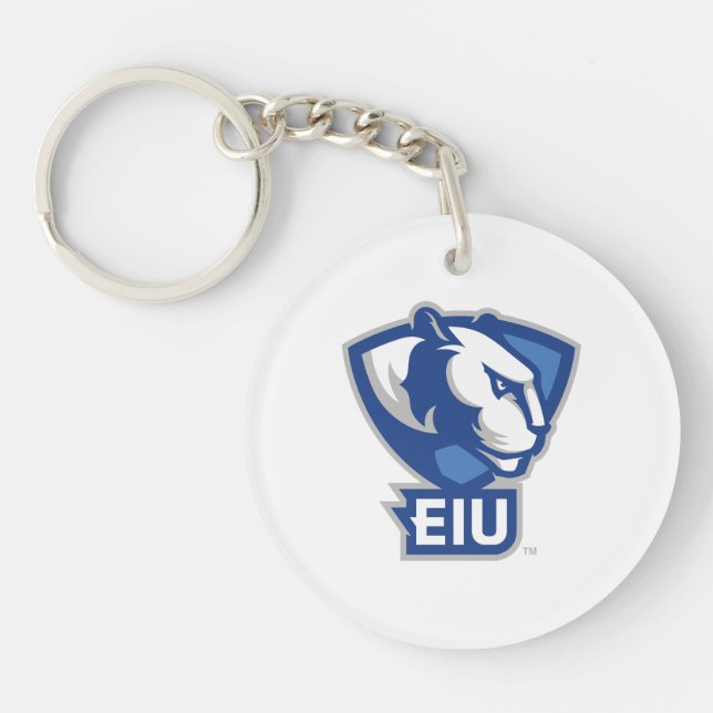 Eastern Illinois University Panthers Logo Key Ring (Front)