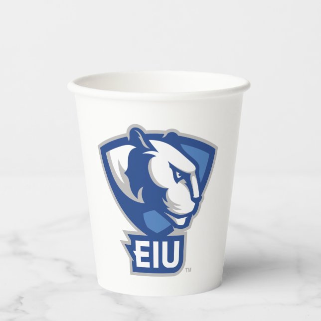 Eastern Illinois University Panthers Logo Paper Cups (Front)