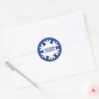 Eastern Illinois University Wordmark Logo 2 Classic Round Sticker