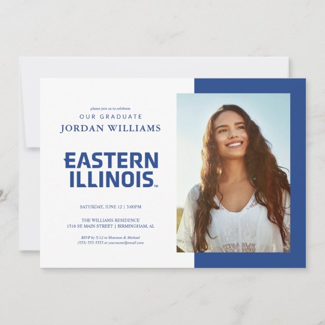 Eastern Illinois University Wordmark Logo Announcement (Front)