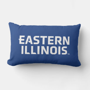 Eastern Illinois University Wordmark Logo Lumbar Cushion
