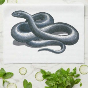 Eastern Indigo Snake Kitchen Towel