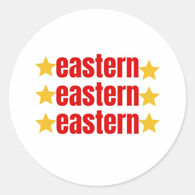 Eastern Kentucky University Classic Round Sticker (Front)