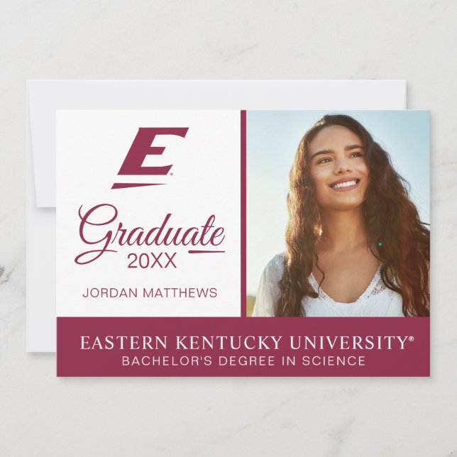 Eastern Kentucky University E Announcement (Front)
