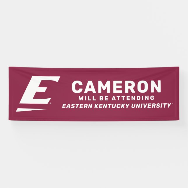 Eastern Kentucky University E Banner (Horizontal)