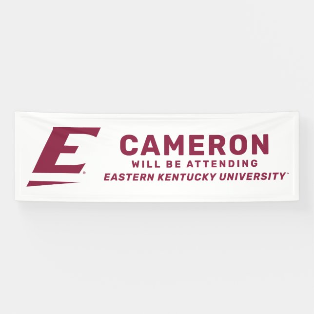 Eastern Kentucky University E Banner (Horizontal)