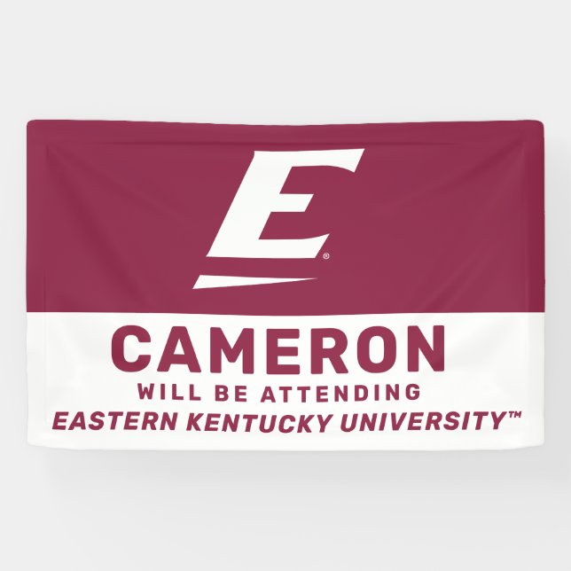 Eastern Kentucky University E Banner (Horizontal)